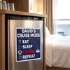 Custom Cruise Ship Door Magnet - Personalized Summer Vacation And Travel Gifts For Mom, Dad, Brother, Sister, Kids - Family Cruise Mode On