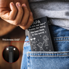 Custom Pop-Up Leather Wallet - Personalized Father's Day Birthday Gifts For Dad, Grandpa - Dad Means Everything