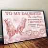 Custom Horizontal Poster - Personalized Mother's Day Gifts For Daughter - Motherhood Looks Beautiful On You