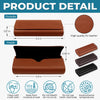 Custom PU Leather Eyeglass Case - Personalized Father's Day Birthday Gifts For Dad, Grandpa - Grandpa My Hero Always