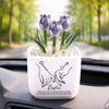 Custom Glass Everlasting Tulips - Personalized Best Friend Birthday Gifts For Women, Besties, Sisters, BFF - Forever My Soul Sister