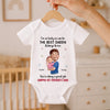 Custom Baby Onesie - Personalized Baby Shower, Gender Reveal Gifts For New Moms, New Dads, New Parents - First Time Dad, Forever Love