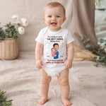 Custom Baby Onesie - Personalized Baby Shower, Gender Reveal Gifts For New Moms, New Dads, New Parents - First Time Dad, Forever Love