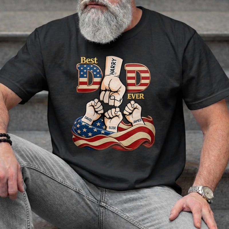 Custom Unisex T-shirt, Premium T-shirt, Hoodie - Personalized Father's Day Birthday Gifts For Dad, Grandpa - Dad, Always My Anchor