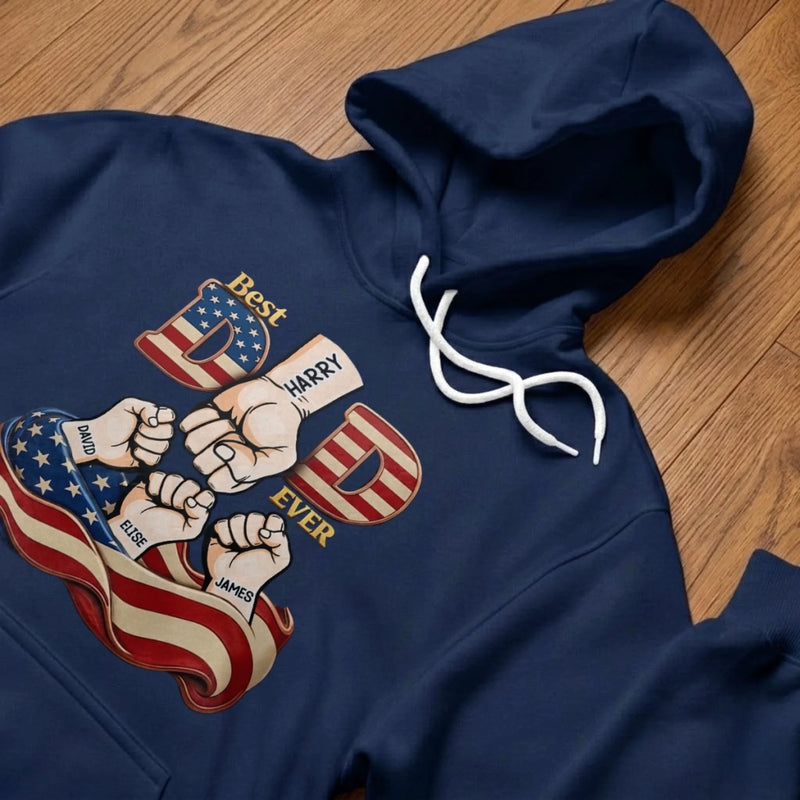 Custom Unisex T-shirt, Premium T-shirt, Hoodie - Personalized Father's Day Birthday Gifts For Dad, Grandpa - Dad, Always My Anchor