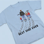 You Never Walk Alone - Family Personalized Custom Unisex T-shirt, Premium T-shirt, Hoodie - Father's Day, Birthday Gift For Dad