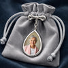 Custom Photo Teardrop Pin - Personalized Memorial Sympathy Graduation Gifts For Him, Her - Graduated With Your Love