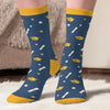 Custom Crew Socks - Personalized Graduation Gifts For Him, Her - Hard Work Turns Into Success