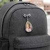 Custom Photo Teardrop Pin - Personalized Memorial Sympathy Graduation Gifts For Him, Her - With Me Every Step