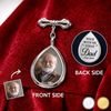 Custom Photo Teardrop Pin - Personalized Memorial Sympathy Graduation Gifts For Him, Her - Forever In My Heart