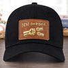 Custom Leather Patch Hat - Personalized Father's Day Birthday Gifts For Dad, Grandpa - Daddy Life Best Life