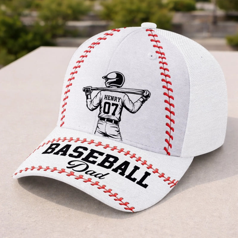 Custom Hat, All Over Print Classic Cap - Personalized Mother's Day, Father's Day Gifts For Mom, Grandma, Dad, Grandpa - Play With Heart