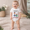 Custom Baby Onesie - Personalized Baby Shower, Gender Reveal Gifts For New Moms, New Dads, New Parents - Tiny Hands, Big Love