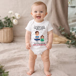 Custom Baby Onesie - Personalized Baby Shower, Gender Reveal Gifts For New Moms, New Dads, New Parents - Tiny Hands, Big Love