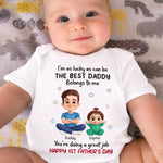 Custom Baby Onesie - Personalized Baby Shower, Gender Reveal Gifts For New Moms, New Dads, New Parents - Tiny Hands, Big Love