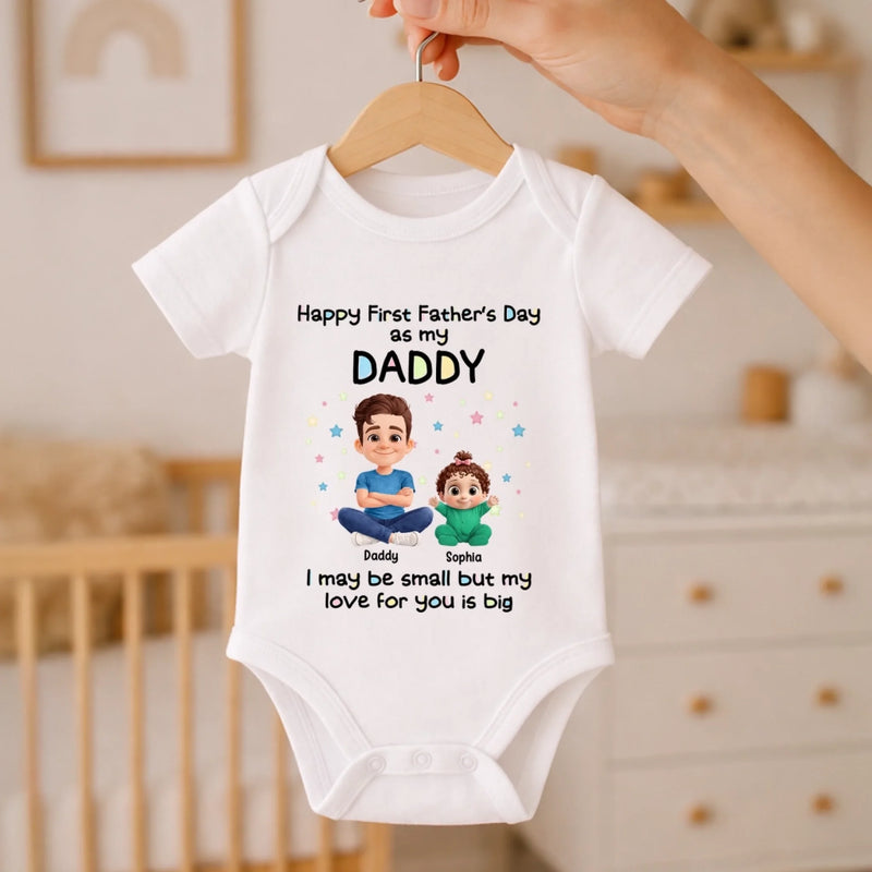 Custom Baby Onesie - Personalized Baby Shower, Gender Reveal Gifts For New Moms, New Dads, New Parents - New Chapter Starts Here
