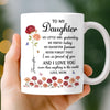 Custom Mug - Personalized Mother's Day Birthday Gifts For Daughter, Daughter-In-Law - My Daughter, My World