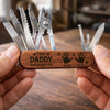 Custom 15-in-1 Pocket Multi Tool - Personalized Father's Day Birthday Gifts For Dad, Grandpa - Grandpa The Real MVP