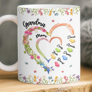 Custom Mug - Personalized Mother's Day Birthday Gifts For Mom, Grandma - Every Name Here
Is A Piece Of Love