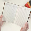 Custom Leather Writing Journal - Personalized Retirement Gifts For Women, Men - Slow Down And Enjoy Life