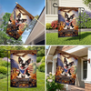 Custom Flag - Personalized America 250th Anniversary Gifts For Dog Lovers, Dog Dad And Mom - Paws Of Freedom
