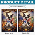 Custom Flag - Personalized America 250th Anniversary Gifts For Dog Lovers, Dog Dad And Mom - Paws Of Freedom