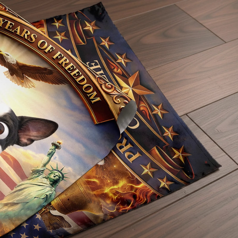 Custom Flag - Personalized America 250th Anniversary Gifts For Dog Lovers, Dog Dad And Mom - Paws Of Freedom