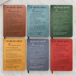 Custom Leather Writing Journal - Personalized Graduation Gifts For Him, Her - Believe In Yourself Every Day