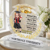 Custom Acrylic Plaque - Personalized Graduation Gifts For Him, Her - The Journey Begins Here