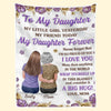 Custom Blanket - Personalized Birthday Gifts For Daughter - Forever Proud To Call You My Daughter