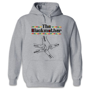 Custom Unisex T-shirt, Premium T-shirt, Hoodie - Personalized Mother's Day Birthday Gifts For Mom, Grandma - The Blackmother