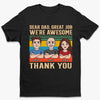 Custom Unisex T-shirt, Premium T-shirt, Hoodie - Personalized Father's Day Birthday Gifts For Dad, Grandpa - Always Be My Hero