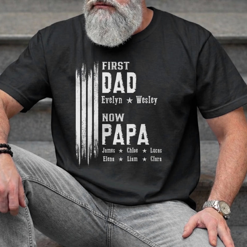 Custom Unisex T-shirt, Premium T-shirt, Hoodie - Personalized Father's Day Birthday Gifts For Dad, Grandpa - From Dad To Grandpa, Still The Best