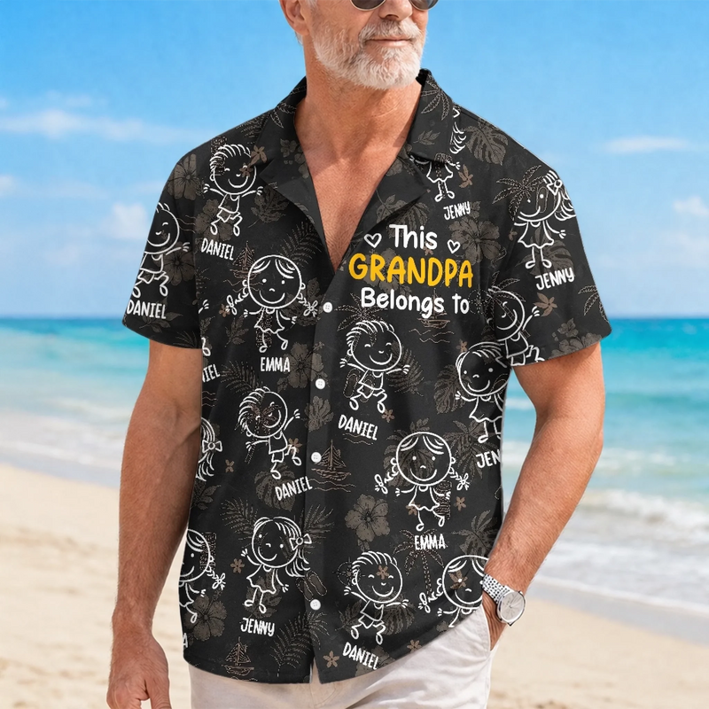 Custom Unisex Tropical Hawaiian Aloha Shirt - Personalized Father's Day Birthday Gifts For Dad, Grandpa - Official Enjoy My Life