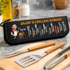 Custom Photo BBQ Tool Set With Storage Bag - Personalized Father's Day Birthday Gifts For Dad, Grandpa - Grilling Buddies