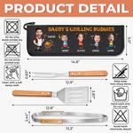 Custom Photo BBQ Tool Set With Storage Bag - Personalized Father's Day Birthday Gifts For Dad, Grandpa - Dad’s Time To Relax