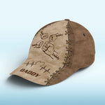Custom Name Fist Bump Dad Gifts - Personalized Classic Cap