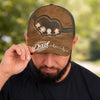 Best Dad Ever - Family Personalized Custom Hat, All Over Print Classic Cap - Father's Day, Gift For Dad, Grandpa