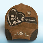 Dogs Are Like Humans, Only Without The Flaws - Dog Personalized Custom Hat, All Over Print Classic Cap - Father's Day, Gift For Dog Lovers