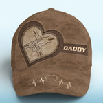 Hold My Hand And Walk Alongside Together - Family Personalized Custom Hat, All Over Print Classic Cap - Father's Day, Gift For Dad, New Dads