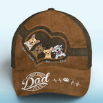 Life Is Better With A Wagging Tail By My Side - Dog & Cat Personalized Custom Hat, All Over Print Classic Cap - Father's Day, Gift For Dad, Dog Lovers