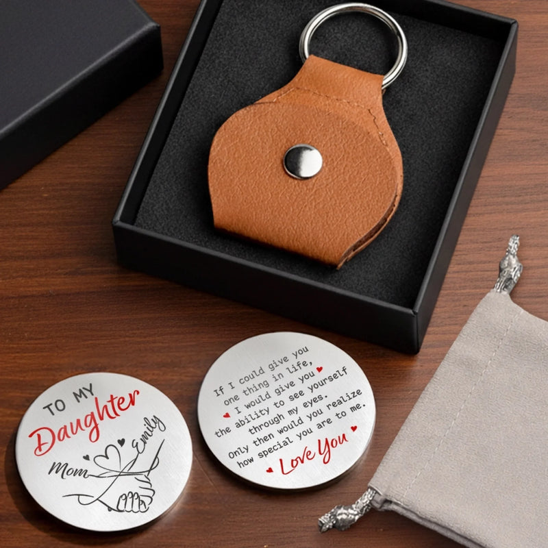 Custom Pocket Hug - Personalized Birthday Gifts For Daughter, Granddaughter - Carry My Love Wherever You Go