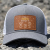 Custom Leather Patch Hat - Personalized Father's Day Birthday Gifts For Dad, Grandpa - Grandpa Knows Best Always