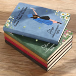 Custom Leather Writing Journal - Personalized Graduation Gifts For Him, Her - Becoming Who You’re Meant To Be