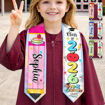 Custom Kids Graduation Stole - Personalized Graduation Gifts For Kids - Dream It, Do It