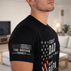 Custom Unisex T-Shirt With Design On Sleeve - Personalized Father's Day Birthday Gifts For Dad, Grandpa - From Dad To Grandpa