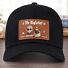 Custom Leather Patch Hat - Personalized Father's Day Birthday Gifts For Dog Lovers, Dog Dad And Mom - Dog Dad Mode On