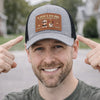 Custom Leather Patch Hat - Personalized Father's Day Birthday Gifts For Dog Lovers, Dog Dad And Mom - Dog Dad Off Duty