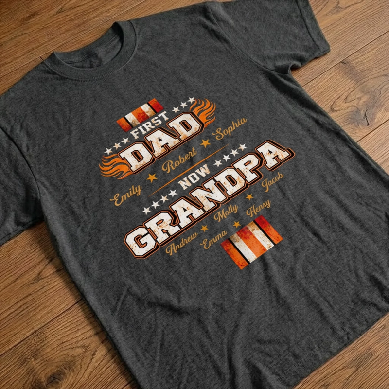 Custom Unisex T-shirt, Premium T-shirt, Hoodie - Personalized Father's Day Birthday Gifts For Dad, Grandpa - Dad Always Shows The Way