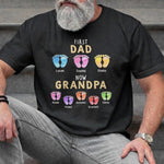 Custom Unisex T-shirt, Premium T-shirt, Hoodie - Personalized Father's Day Birthday Gifts For Dad, Grandpa - First Dad, Forever Hero